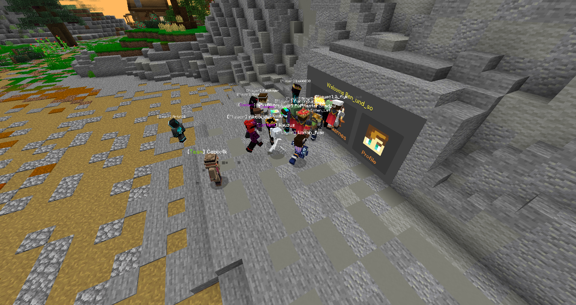 Old gamemode selection screen